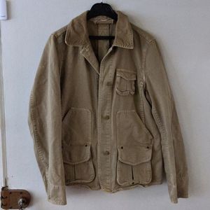 Khaki JCrew utility jacket
